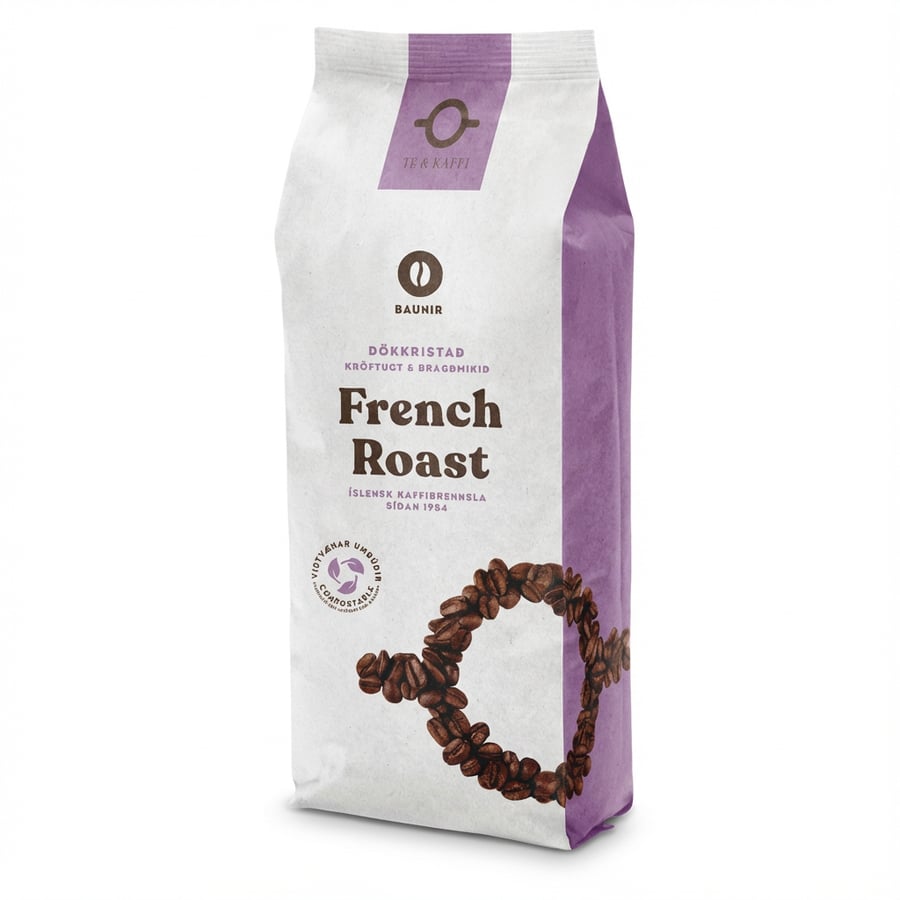 Te & Kaffi French Roast baunir