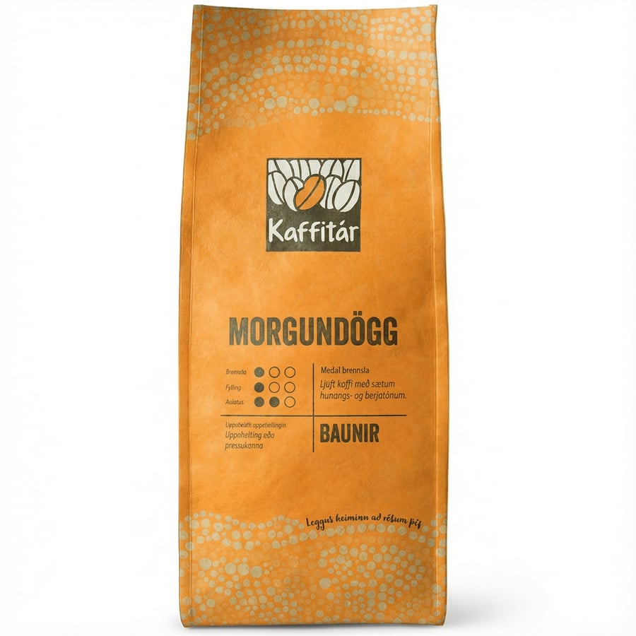 Kaffitár Morgundögg Kaffibaunir 400 g
