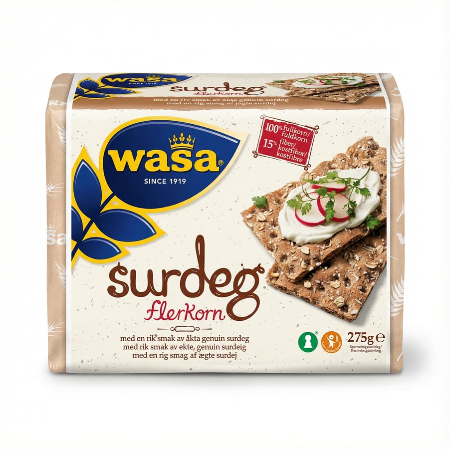 Wasa súrdeigs fjölkorn 280 g