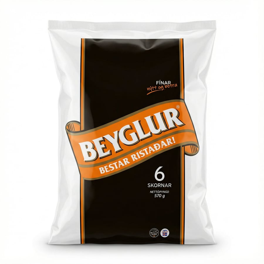 Beyglur með fínar 6 stk