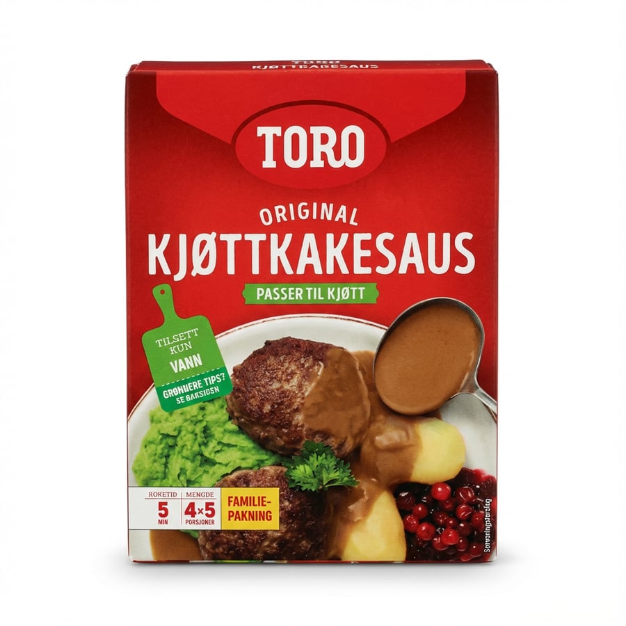Toro sósa 4stk kjötbollu