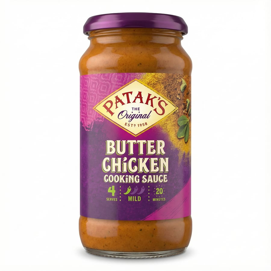 Patak's upprunaleg mild smjörkjúklingasósa 450 g