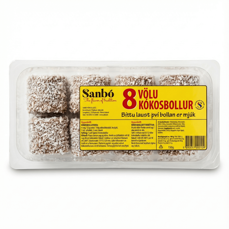 Sanbó Völu Kókosbollur 150 g
