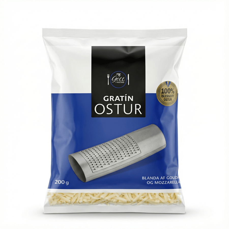 Ms gratinostur rifinn 200 gr