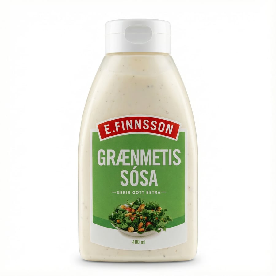 E.finnsson sósa grænmetis 400 ml