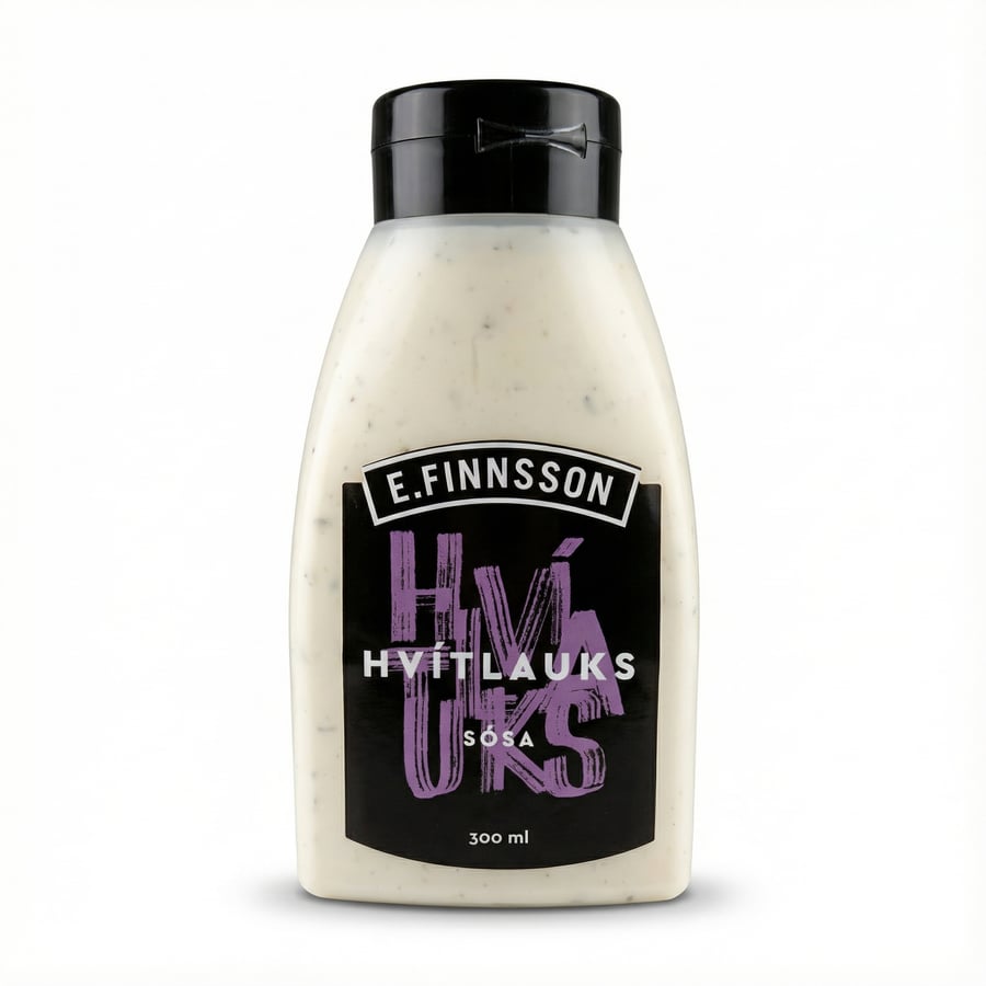 E.finnsson sósa hvítlauks 300 ml