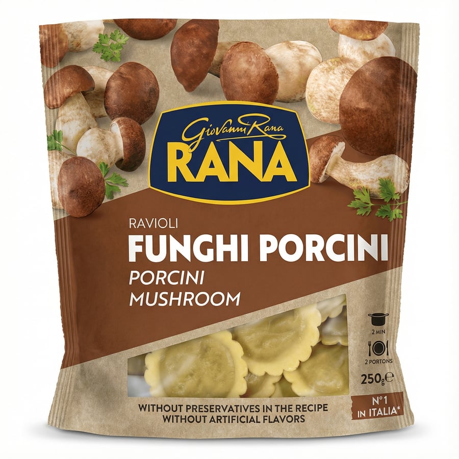 Rana ravioli m/sveppum 250 gr