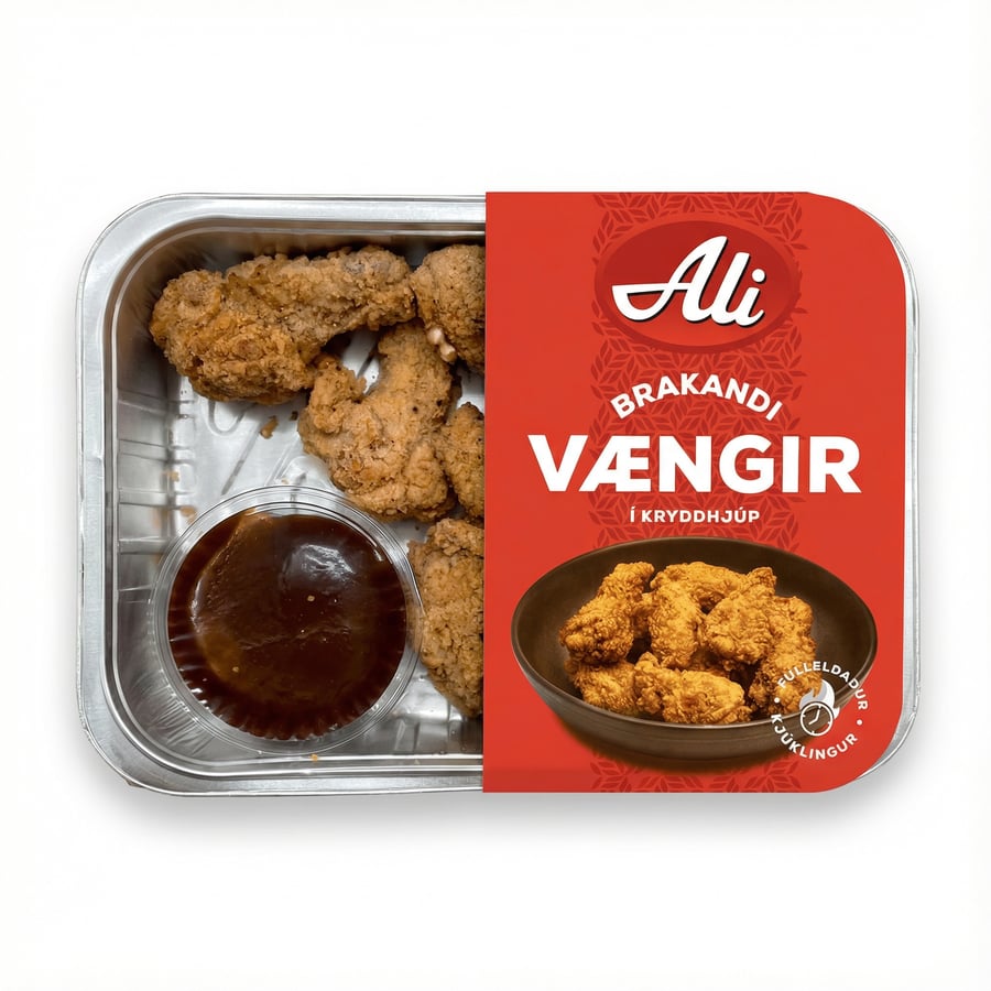 Ali brakandi vængir 520 gr