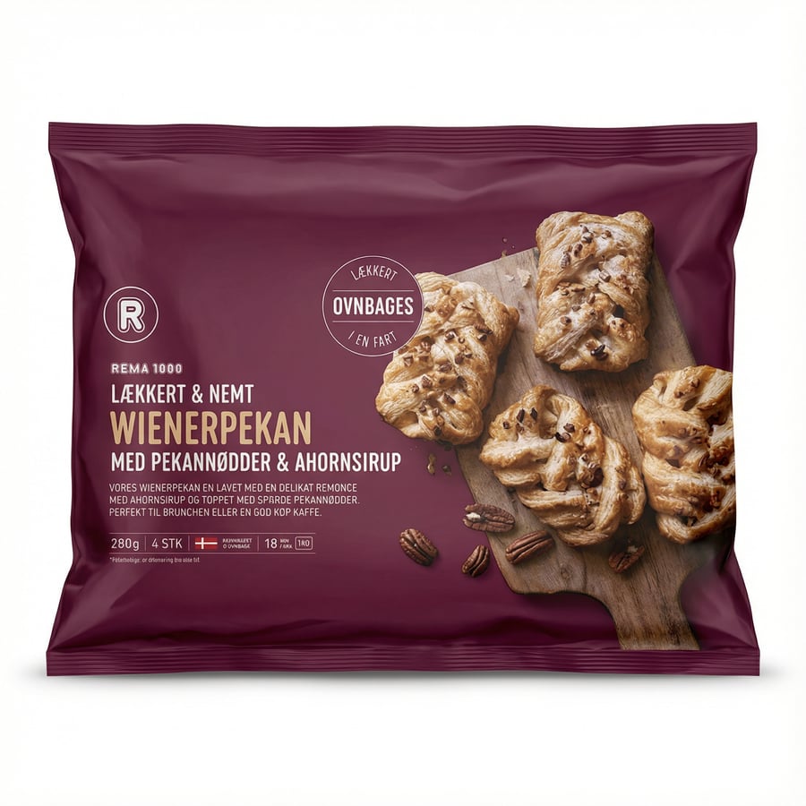 Rema pekan vínarbrauð 4 stk