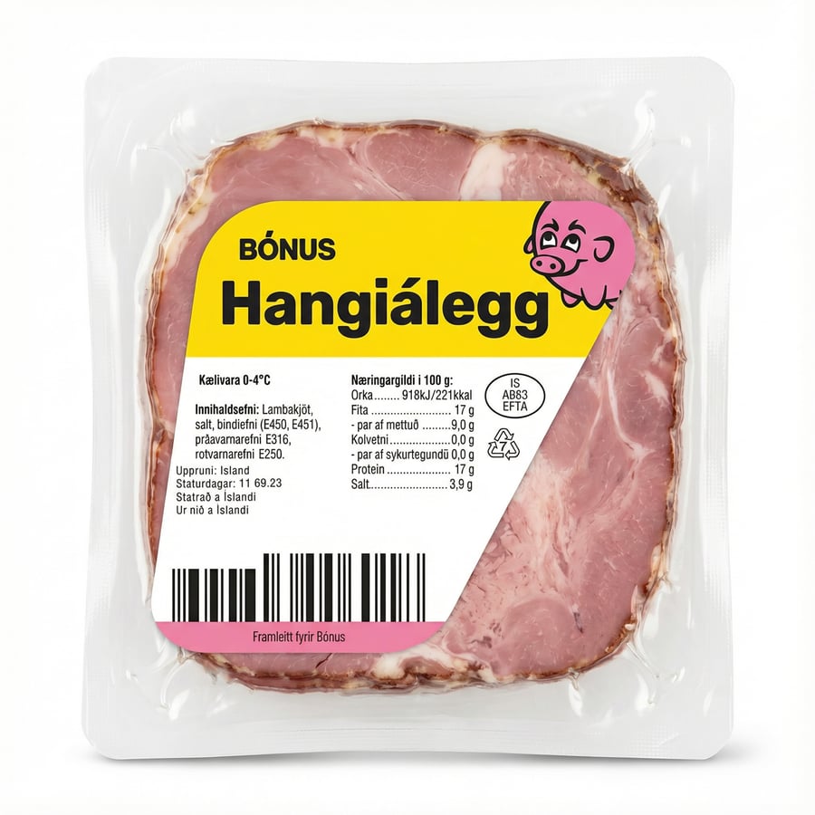 Bónus hangiálegg 8 sneiðar 170 gr