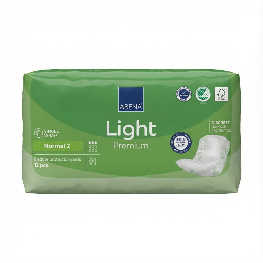 Abena Light Premium Normal 2 þvaglekapúðar 12 stk