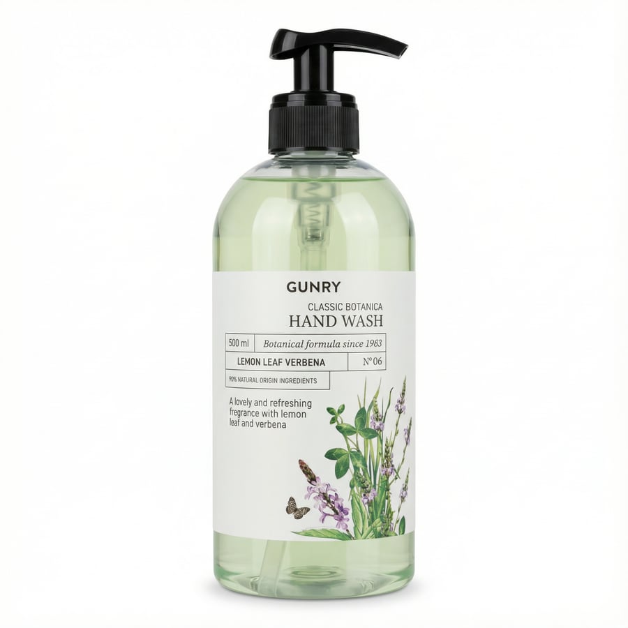 Classic Botanica sítrónulauf og verbena handsápa 500 ml