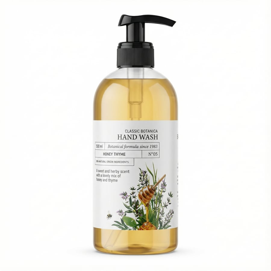 Classic Botanica handsápa hunang og timían 500 ml