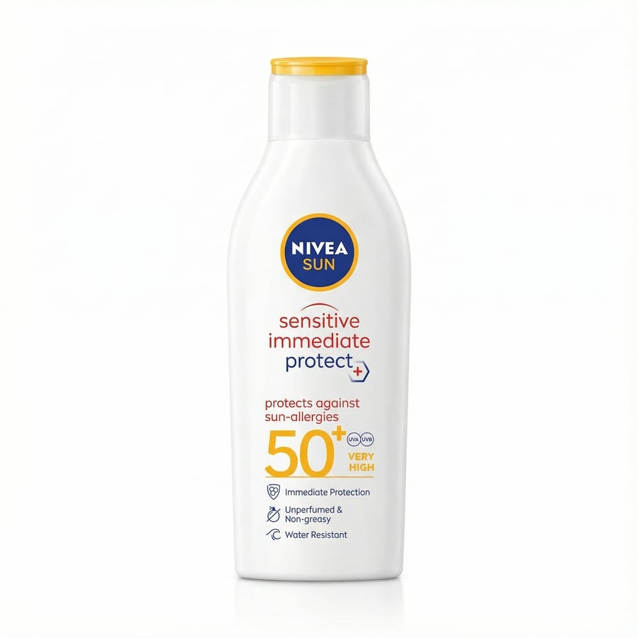Nivea Sun Sensitive tafarlaus vörn SPF50+ 200 ml