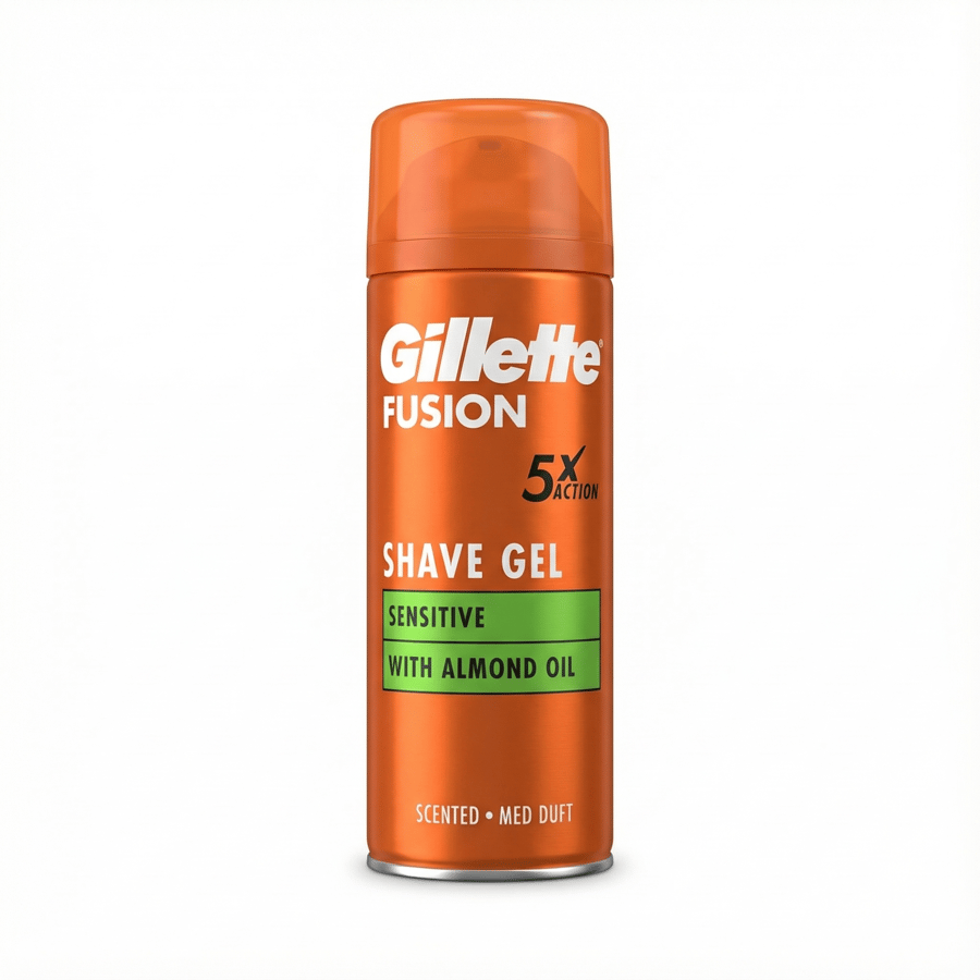 Gillette Fusion 5 Sensitive rakgel með möndluolíu 75 ml