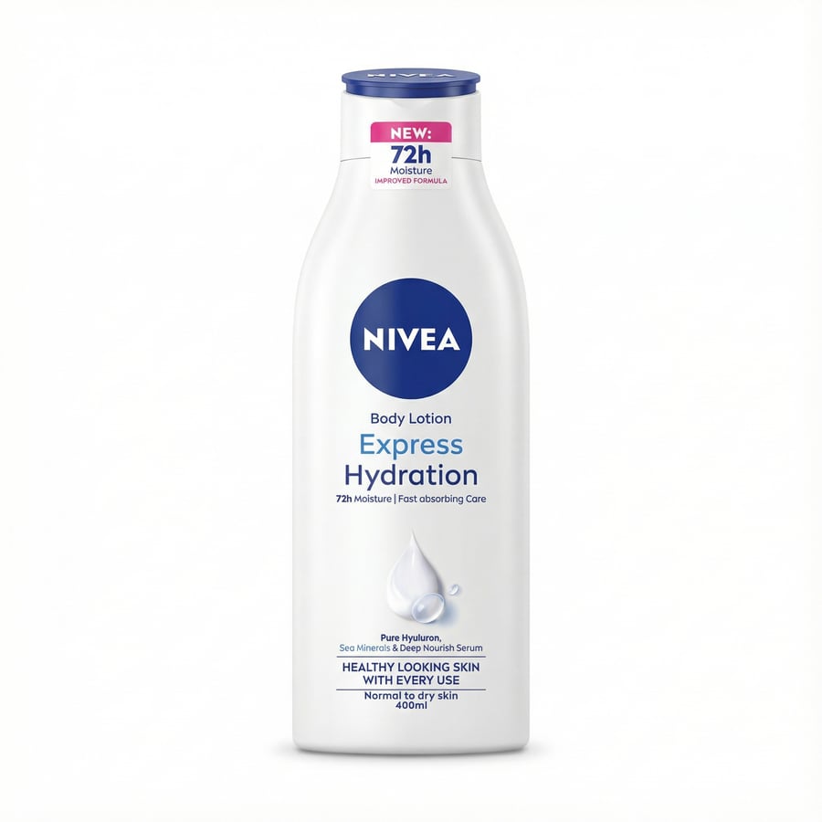 Nivea Express Hydration líkamsáburður 400 ml