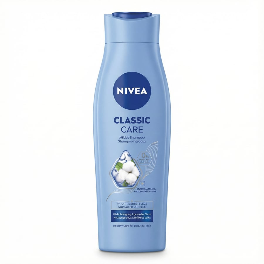Nivea Classic Care milt sjampó 250 ml