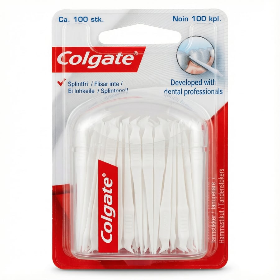 Colgate Tannstönglar 100 stk