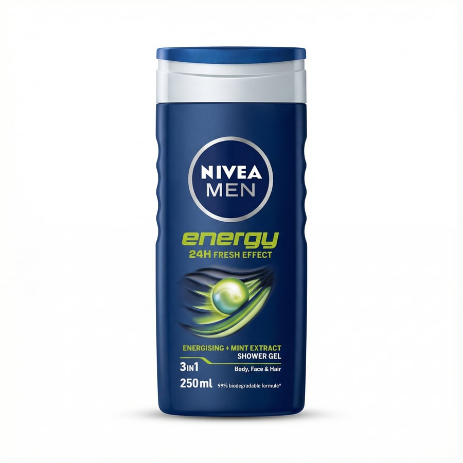 Nivea Men Energy 3í1 sturtugel 250 ml