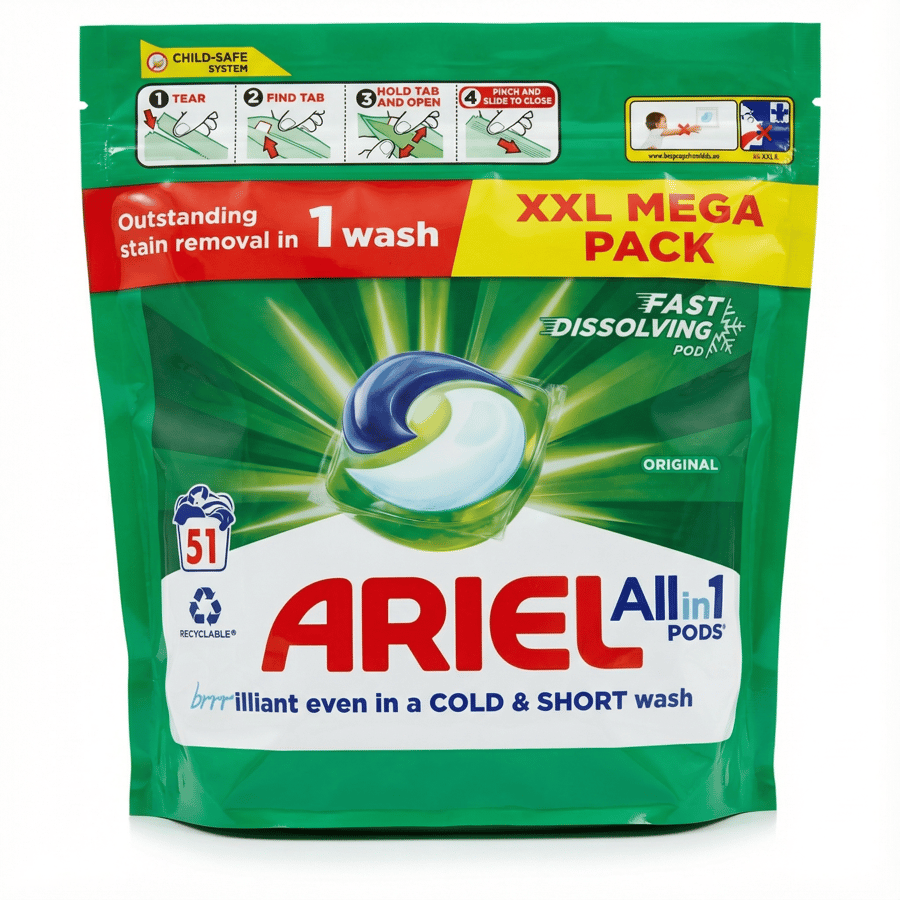 Ariel Allt-í-einu þvottahylki Original 974,1 g
