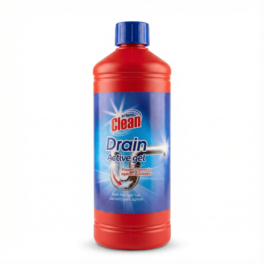 At Home Clean virkt gel fyrir niðurföll 1 l