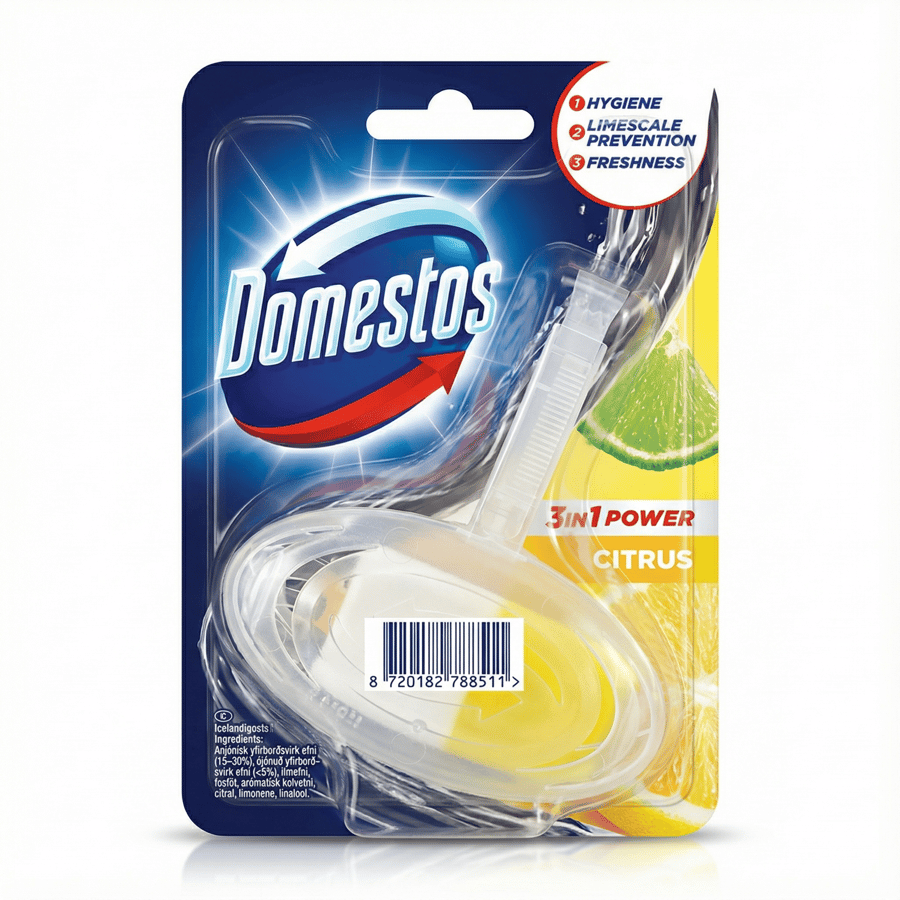 Domestos 3 í 1 Power sítrus salerniskubbur 35 g