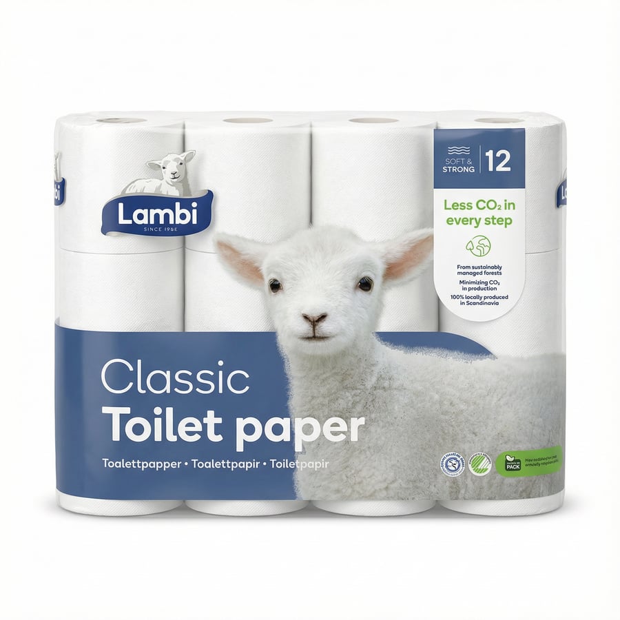 Lambi Classic salernispappír 12 stk