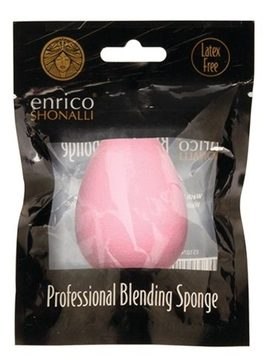 Enrico Shonalli svampur - bleikur / Enrico Shonalli beauty blender Bleikur 1 stk