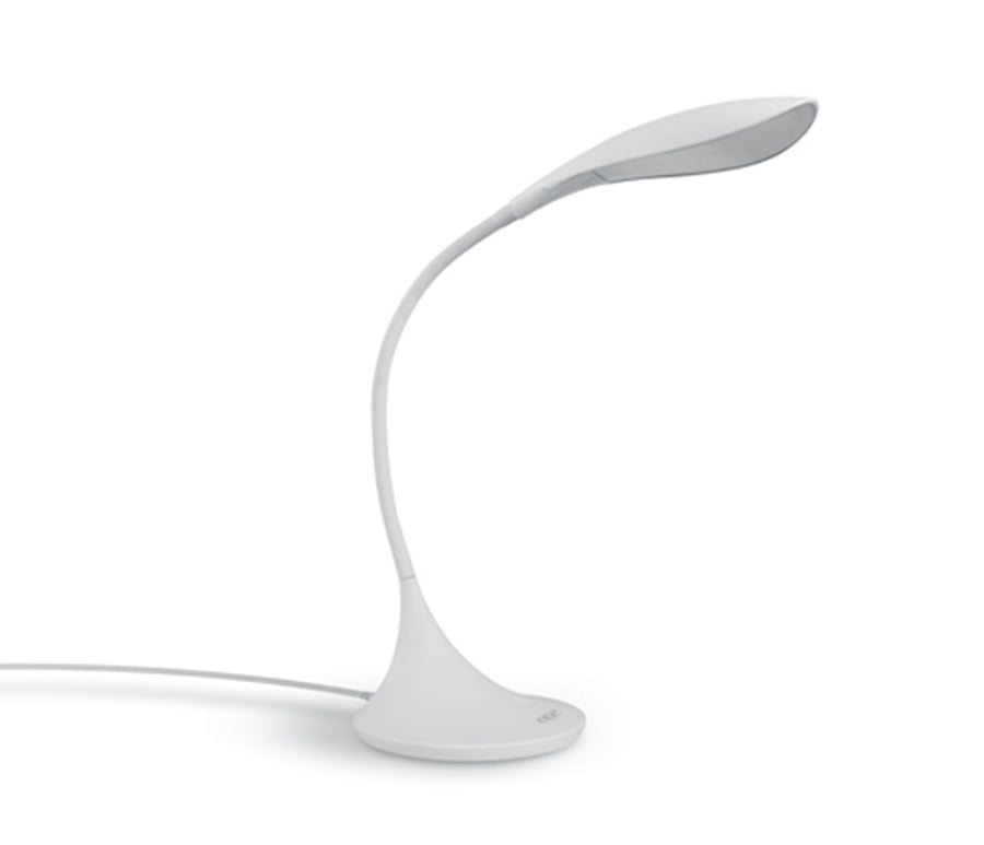 One light Hvítt Borðlampi 5W LED með snerti dimmer