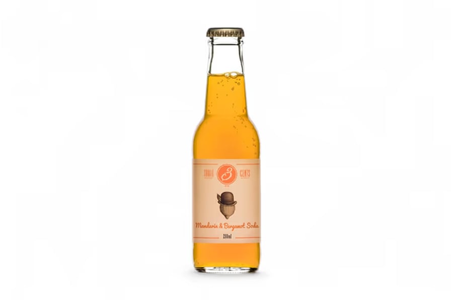 Mandarin & Bergamot Soda 200 ml (glerflaska)