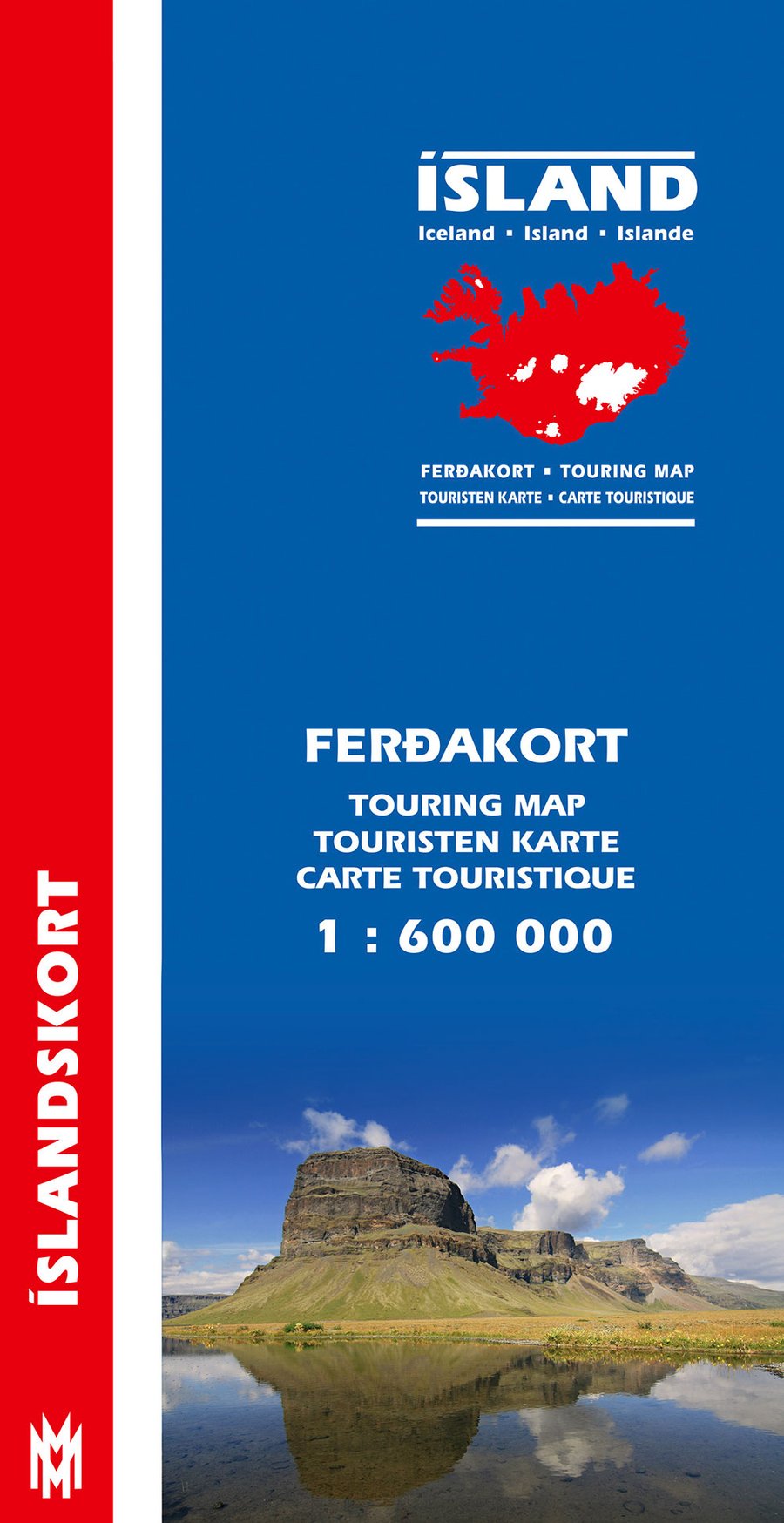 Ferðakort 1:600 000 / Touring Map