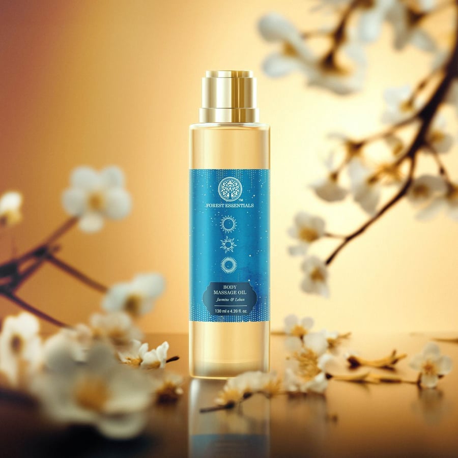 Forrest Essentials Relaxing & De-stressing Body Nuddolía Sandalwood & Saffron 130 ml