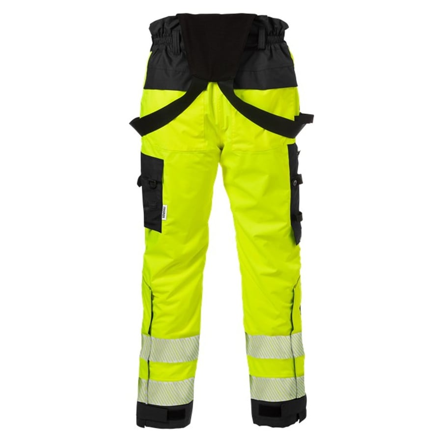 Fristads Airtech skeljabuxur HiViz gular/svartar