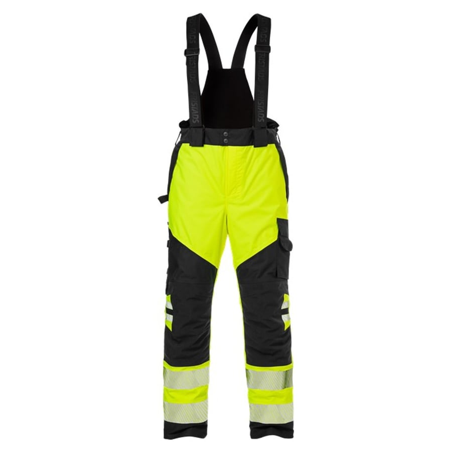 Fristads Airtech skeljabuxur HiViz gular/svartar