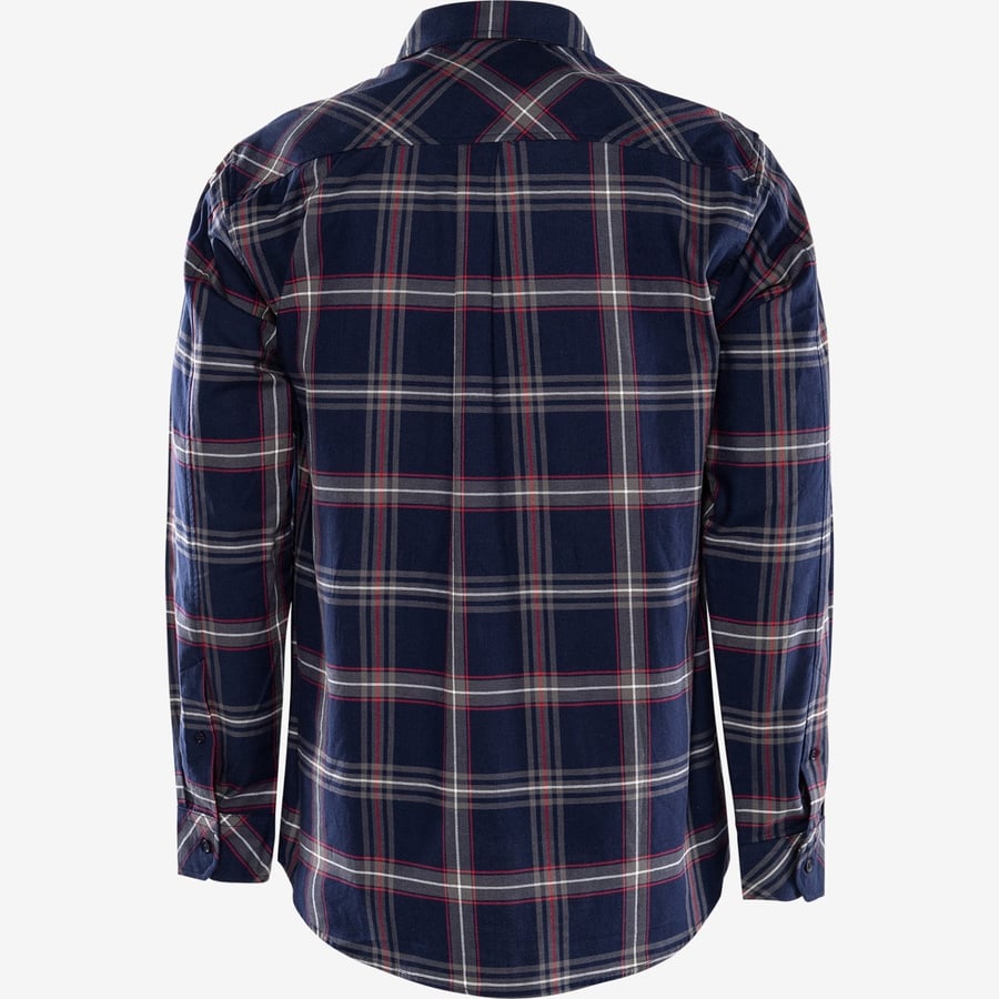 Fristads flannel skyrta blá köflótt