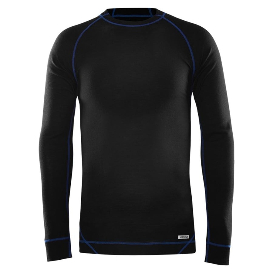 Fristads langerma bolur, merino ull