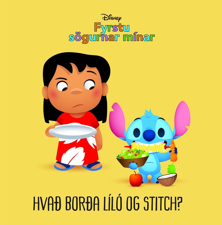 Fyrstu sögurnar mínar: Hvað borða Líló og Stitch?