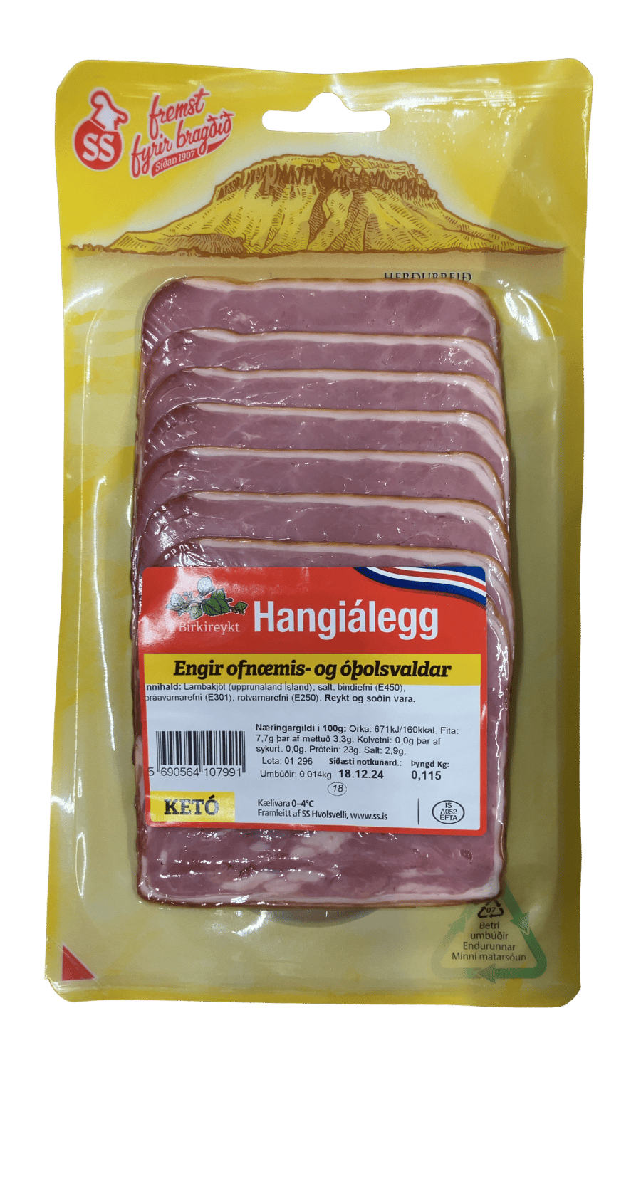 SS Birkireykt Hangiálegg 115 g