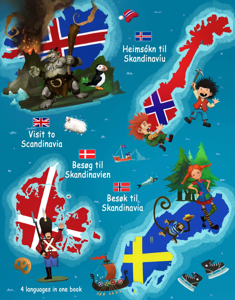 Heimsókn til Skandinavíu