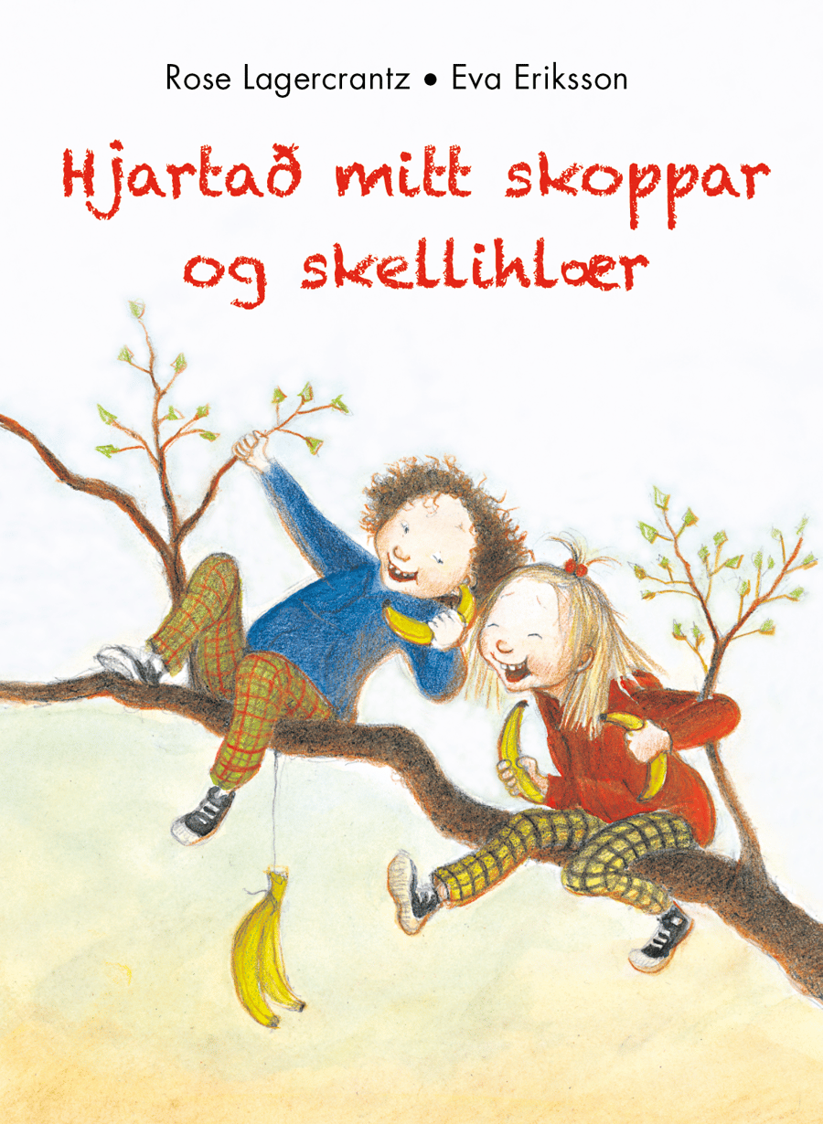 Hjartað mitt skoppar og skellihlær