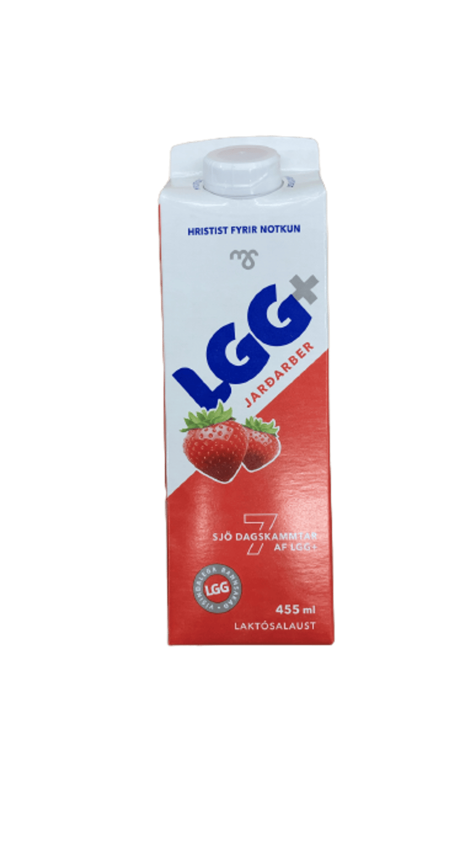 LGG Jarðarber Laktósalaust 455 ml