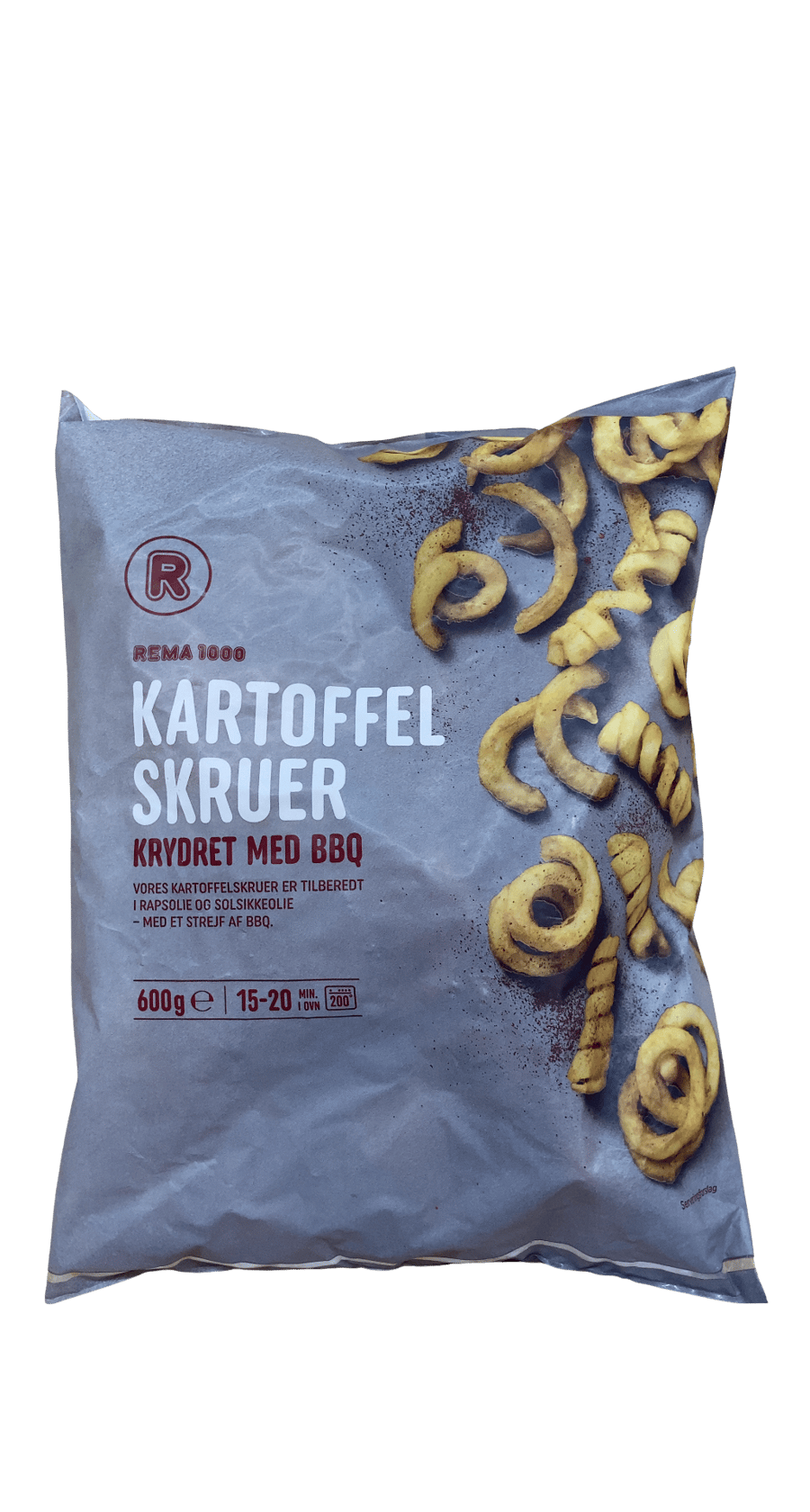 REMA 1000 Kartöfluskrúfur með BBQ-kryddi 600 g