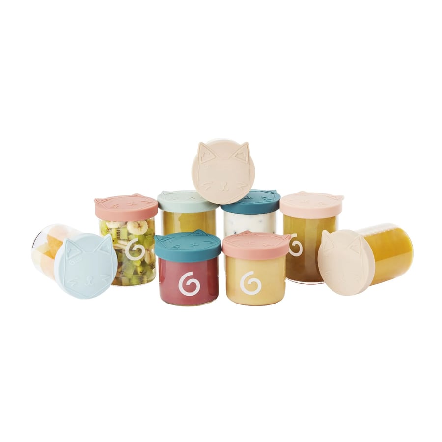 ISY Bowls Superior Glass Babybols – 6 stk x 250 ml + 3x120ml