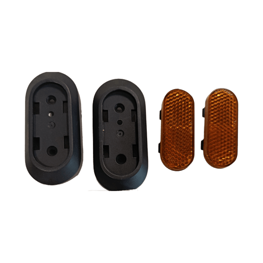 Plaststykki m. endurskíni yfir skrúfur - Xiaomi Scooter 6 Lite