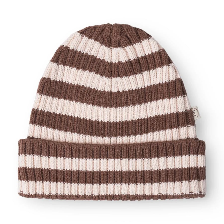 Izzy beanie – Brown stripe