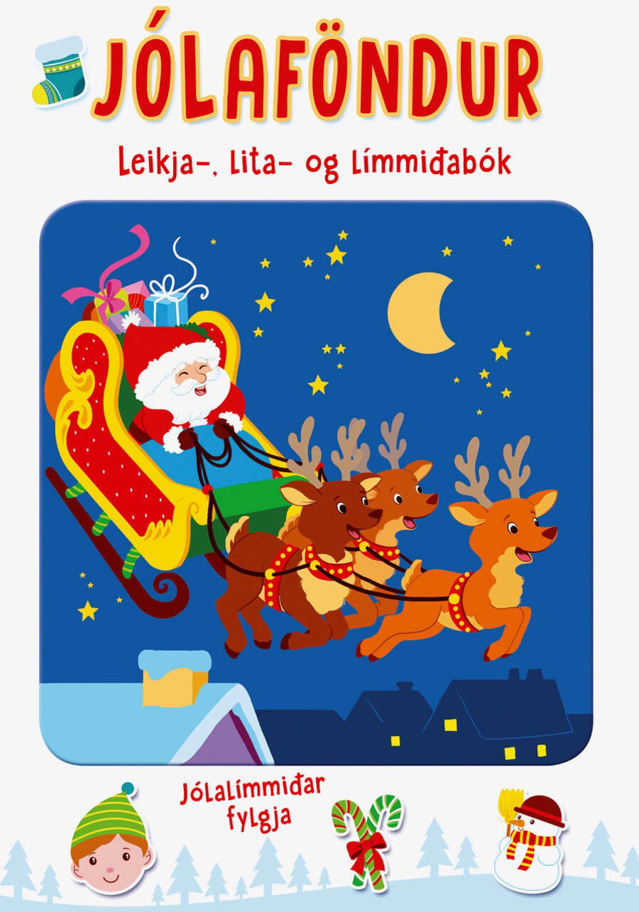 Jólaföndur: hvít