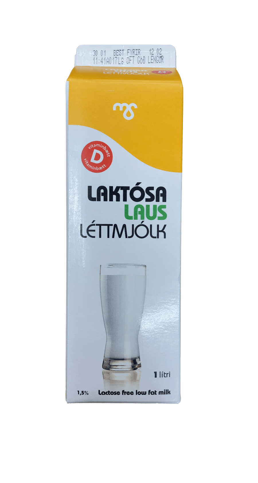 MS Laktósalaus Léttmjólk 1000 ml