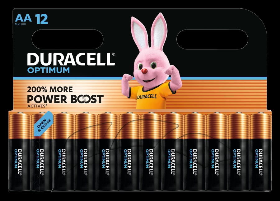 Duracell Optimum AA 12 stk.