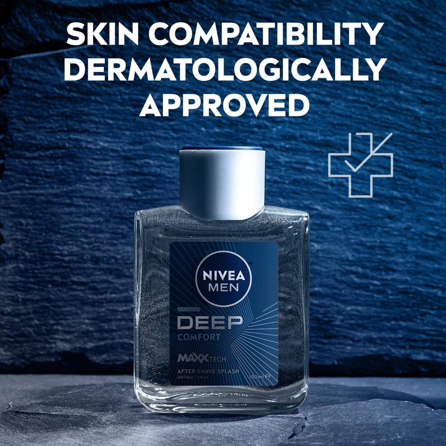 Nivea Men Deep Comfort MAXX Splash eftir rakstur 100 ml