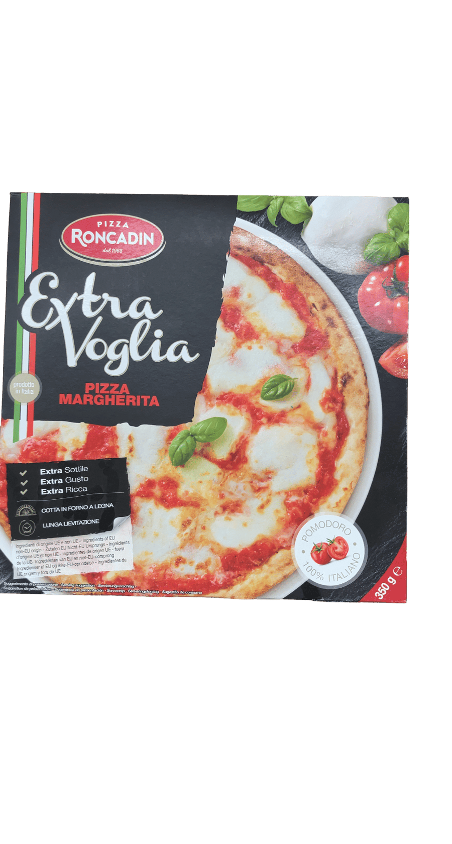 Roncadin Extra Voglia Margherita-pítsa 350 g